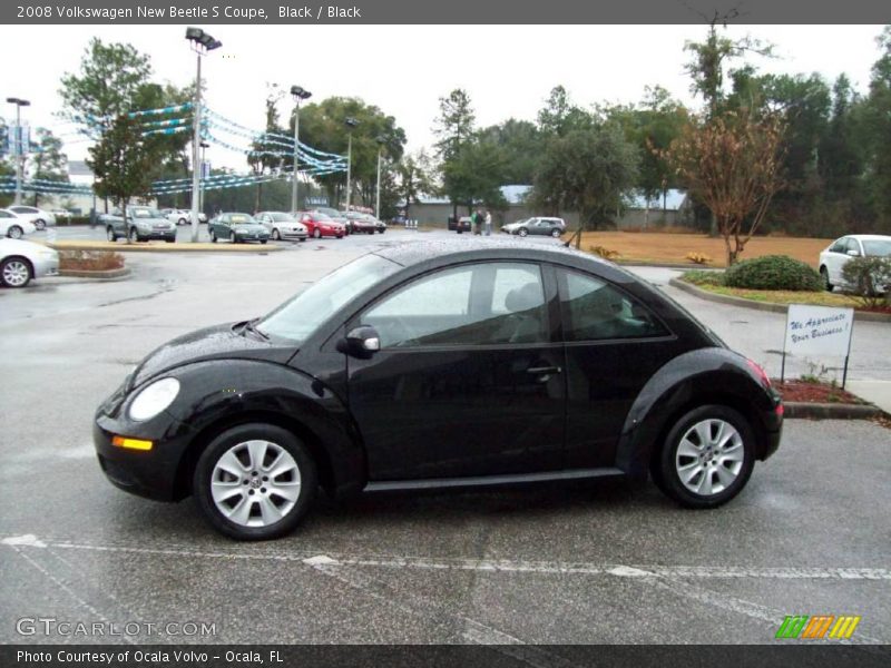 Black / Black 2008 Volkswagen New Beetle S Coupe