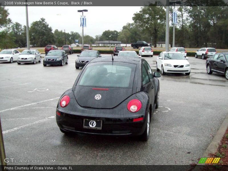 Black / Black 2008 Volkswagen New Beetle S Coupe
