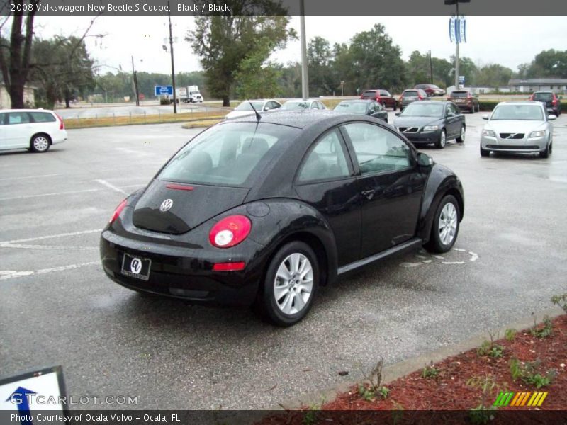 Black / Black 2008 Volkswagen New Beetle S Coupe