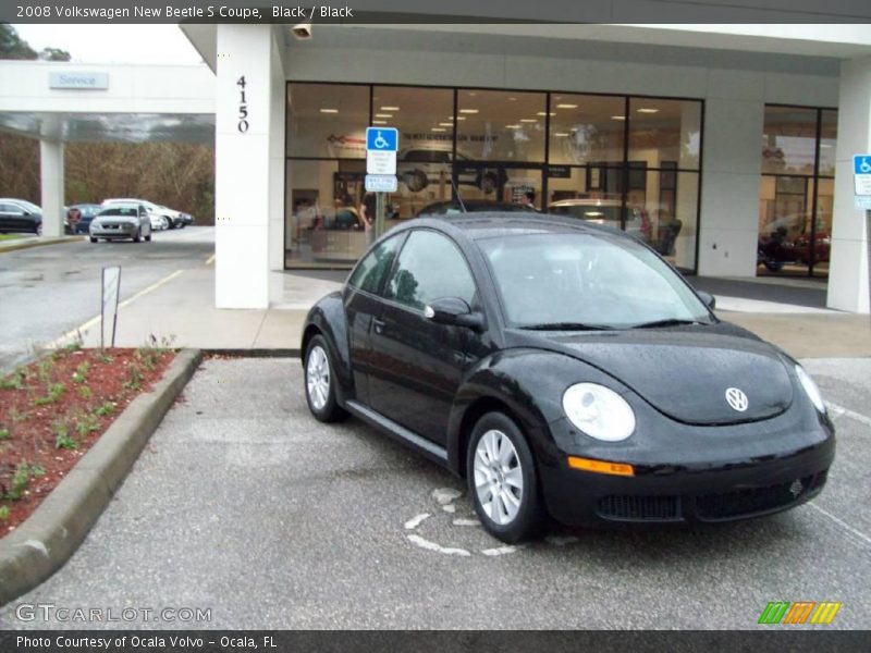Black / Black 2008 Volkswagen New Beetle S Coupe