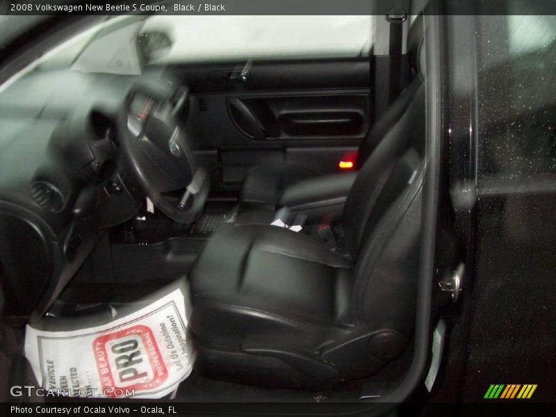 Black / Black 2008 Volkswagen New Beetle S Coupe