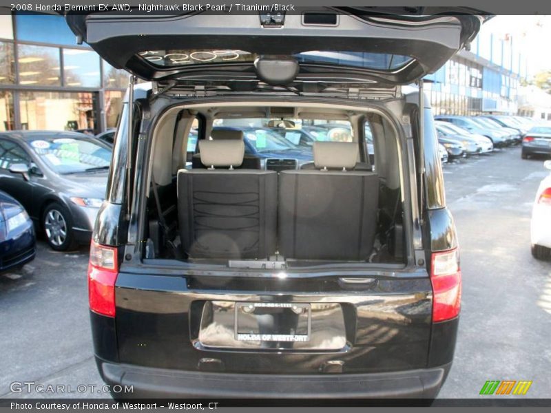 Nighthawk Black Pearl / Titanium/Black 2008 Honda Element EX AWD