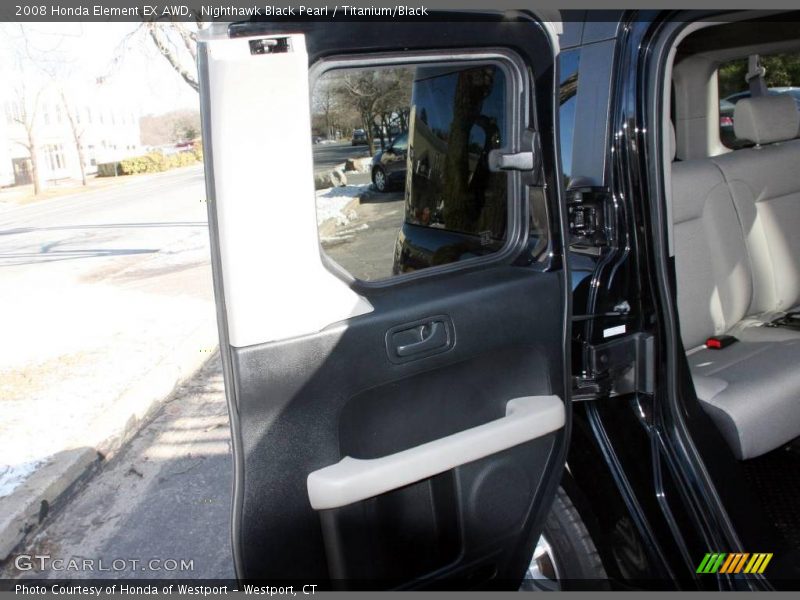 Nighthawk Black Pearl / Titanium/Black 2008 Honda Element EX AWD