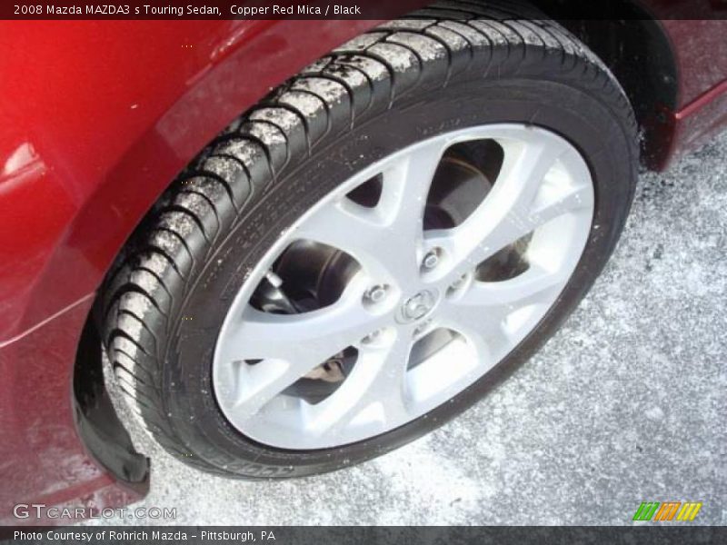 Copper Red Mica / Black 2008 Mazda MAZDA3 s Touring Sedan