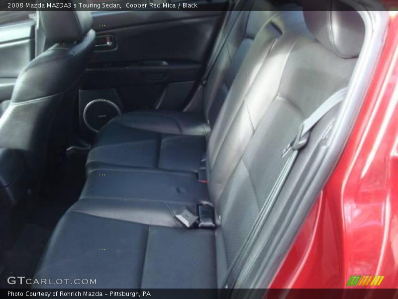 Copper Red Mica / Black 2008 Mazda MAZDA3 s Touring Sedan