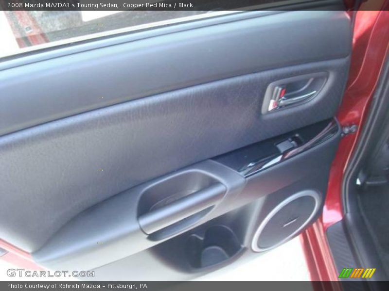 Copper Red Mica / Black 2008 Mazda MAZDA3 s Touring Sedan