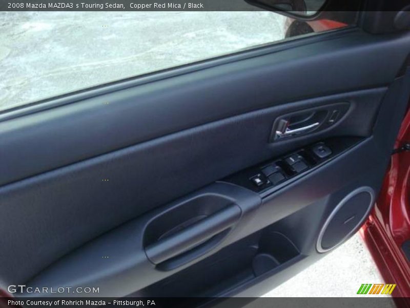 Copper Red Mica / Black 2008 Mazda MAZDA3 s Touring Sedan