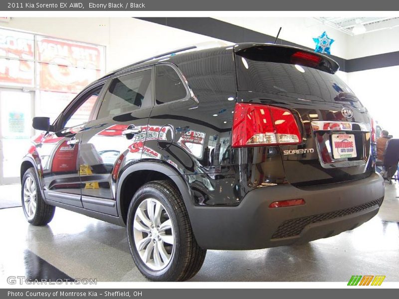 Ebony Black / Black 2011 Kia Sorento EX AWD