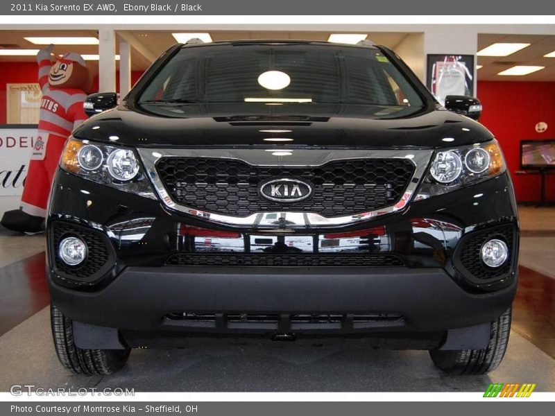 Ebony Black / Black 2011 Kia Sorento EX AWD