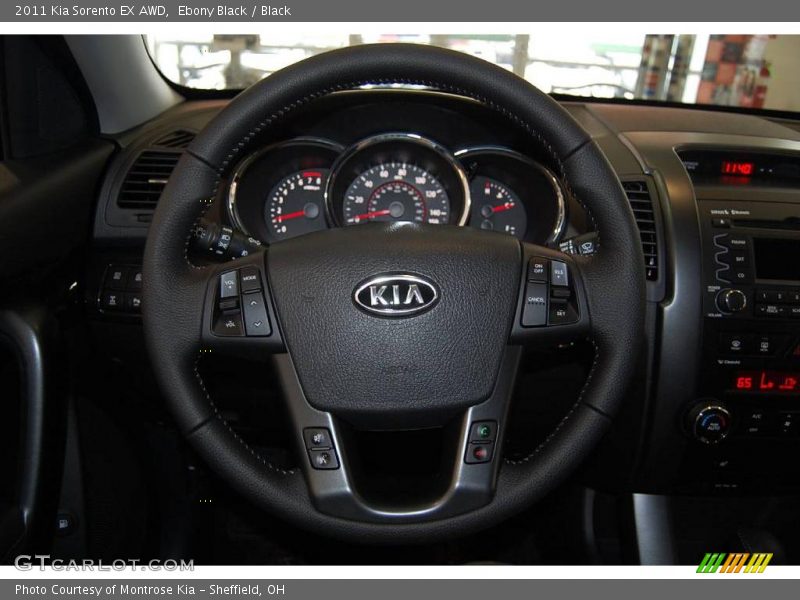 Ebony Black / Black 2011 Kia Sorento EX AWD