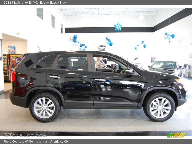 Ebony Black / Black 2011 Kia Sorento EX V6