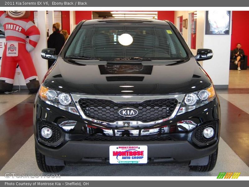 Ebony Black / Black 2011 Kia Sorento EX V6