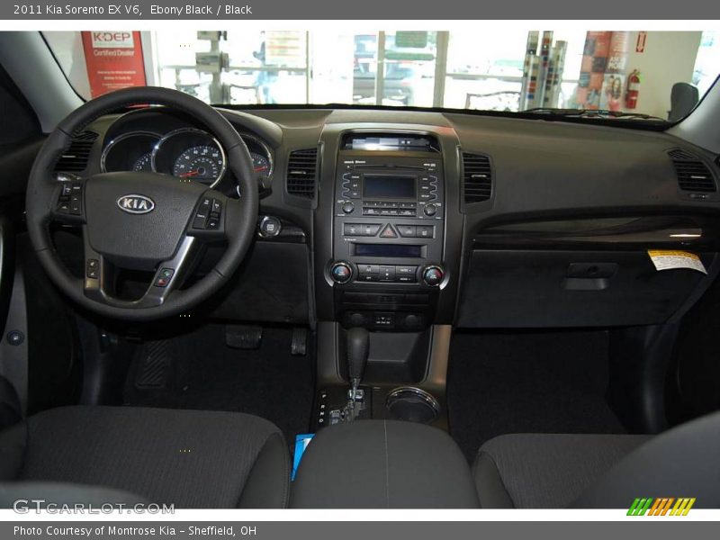 Ebony Black / Black 2011 Kia Sorento EX V6