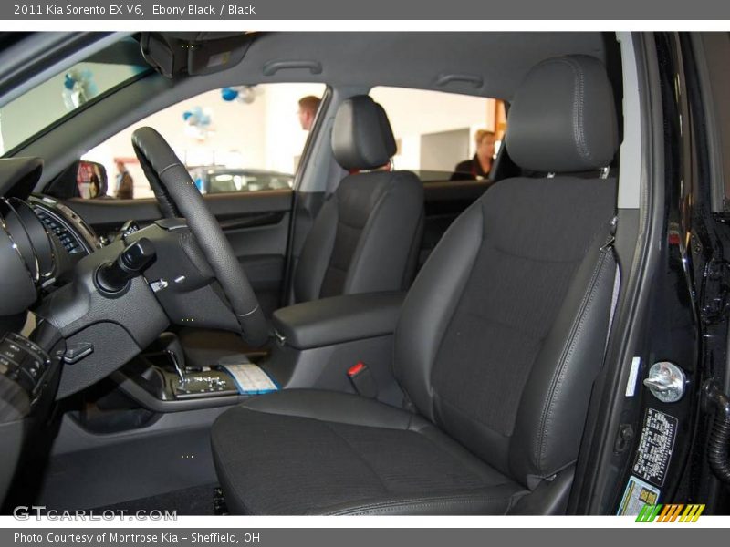 Ebony Black / Black 2011 Kia Sorento EX V6