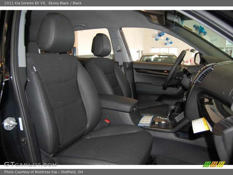 Ebony Black / Black 2011 Kia Sorento EX V6