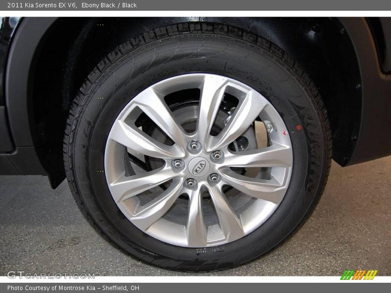 Ebony Black / Black 2011 Kia Sorento EX V6