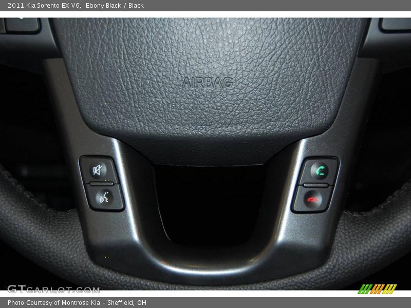 Ebony Black / Black 2011 Kia Sorento EX V6