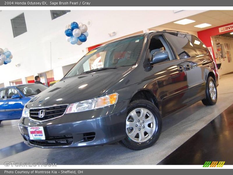 Sage Brush Pearl / Gray 2004 Honda Odyssey EX
