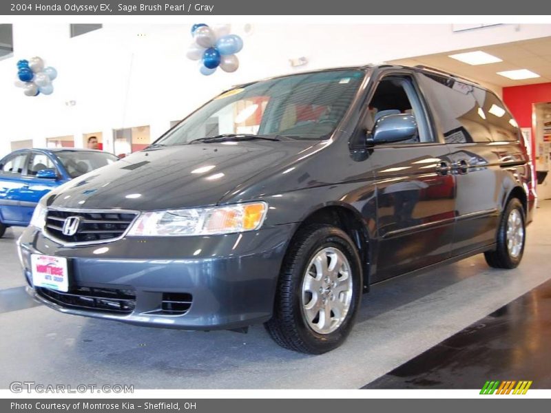 Sage Brush Pearl / Gray 2004 Honda Odyssey EX