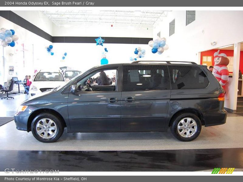 Sage Brush Pearl / Gray 2004 Honda Odyssey EX