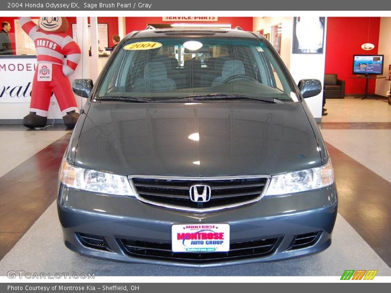 Sage Brush Pearl / Gray 2004 Honda Odyssey EX