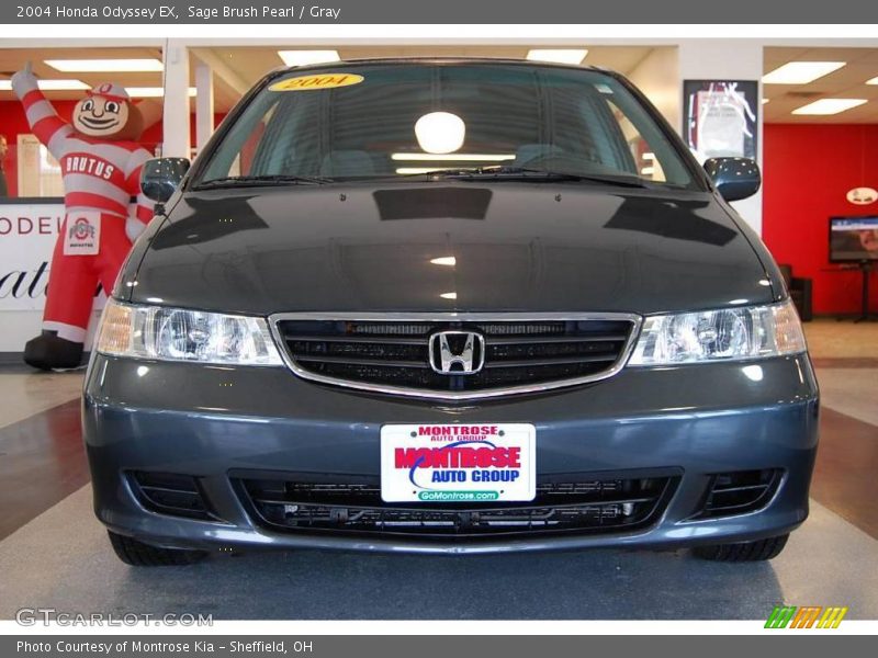 Sage Brush Pearl / Gray 2004 Honda Odyssey EX