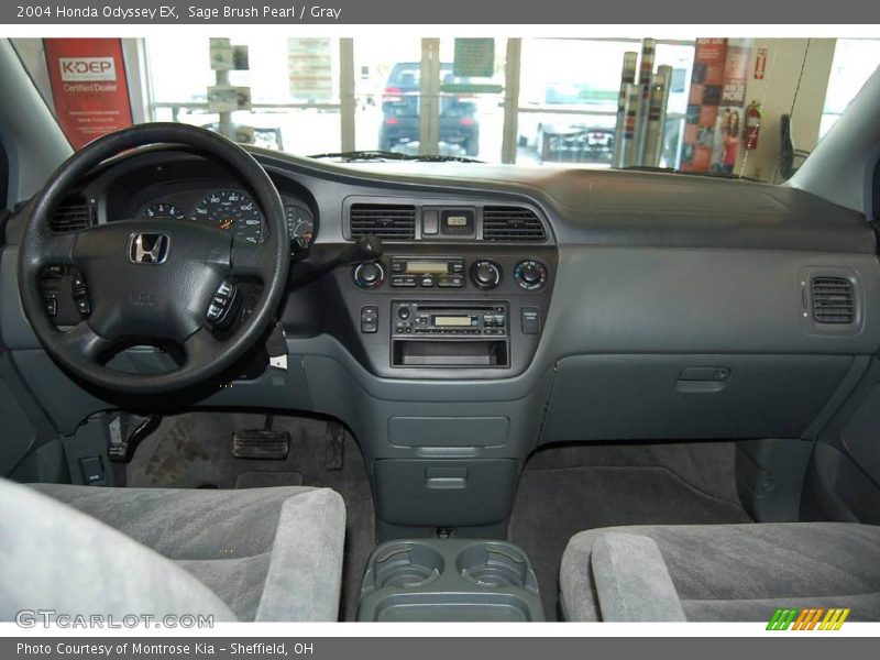 Sage Brush Pearl / Gray 2004 Honda Odyssey EX
