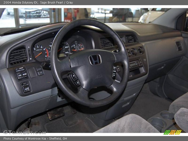 Sage Brush Pearl / Gray 2004 Honda Odyssey EX