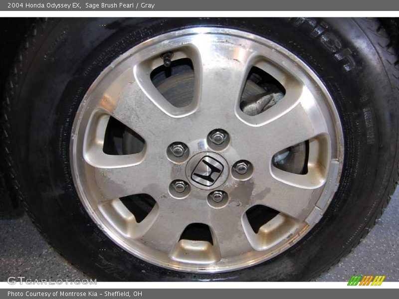 Sage Brush Pearl / Gray 2004 Honda Odyssey EX