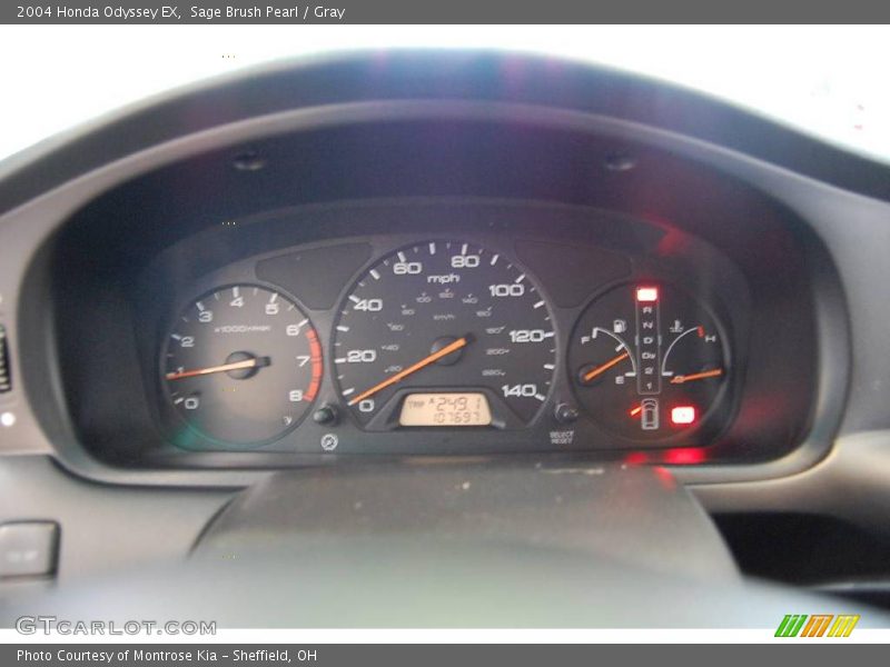 Sage Brush Pearl / Gray 2004 Honda Odyssey EX