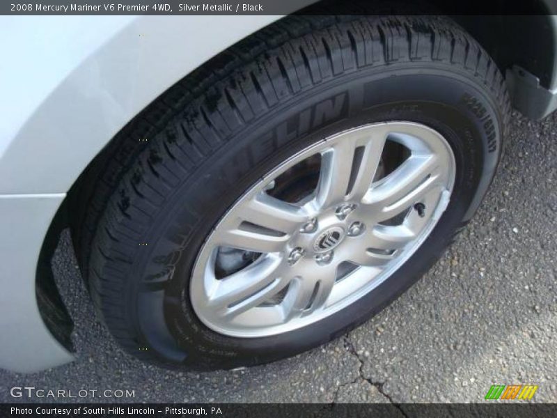 Silver Metallic / Black 2008 Mercury Mariner V6 Premier 4WD