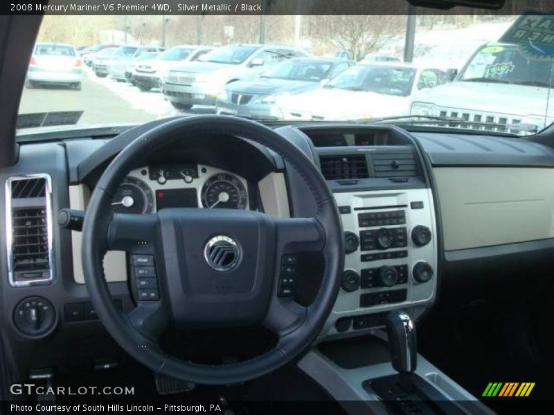 Silver Metallic / Black 2008 Mercury Mariner V6 Premier 4WD