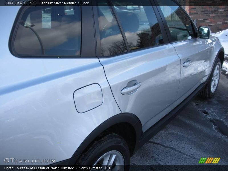 Titanium Silver Metallic / Black 2004 BMW X3 2.5i