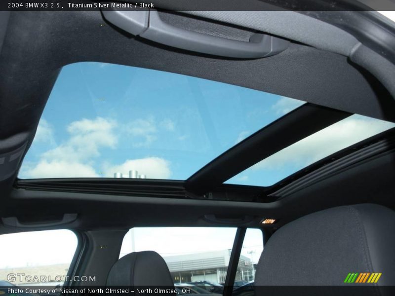 Titanium Silver Metallic / Black 2004 BMW X3 2.5i