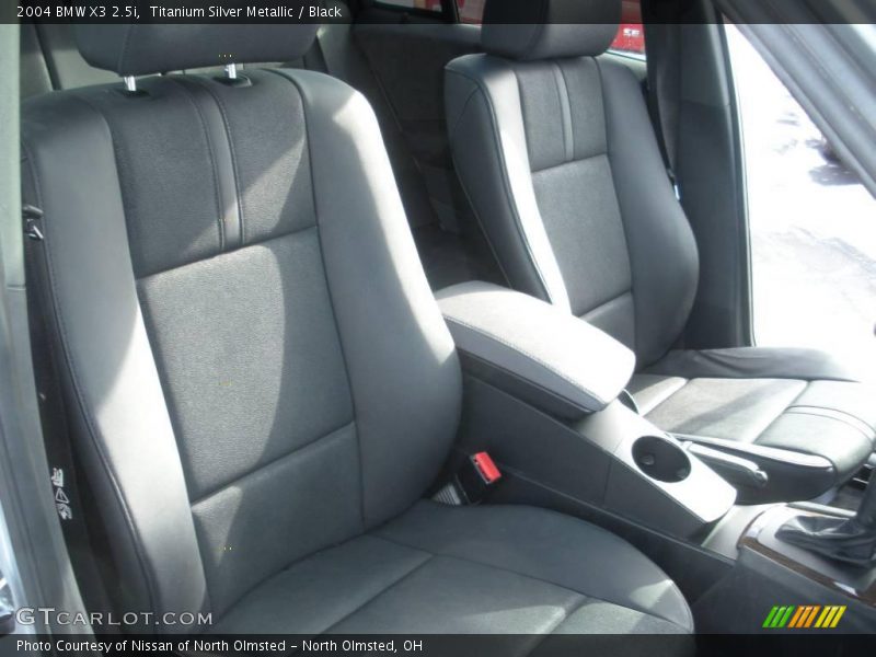 Titanium Silver Metallic / Black 2004 BMW X3 2.5i