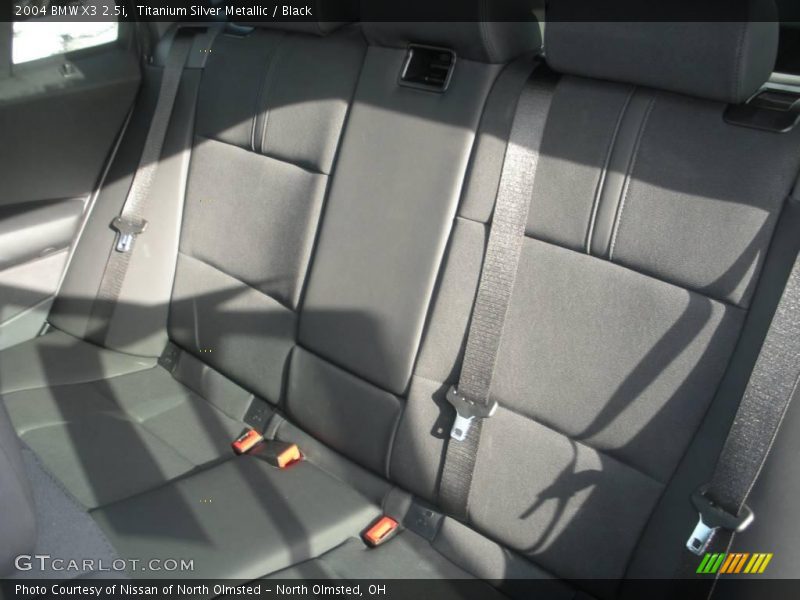 Titanium Silver Metallic / Black 2004 BMW X3 2.5i