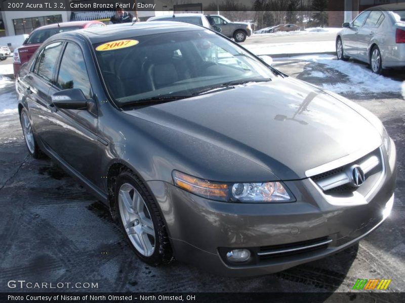 Carbon Bronze Pearl / Ebony 2007 Acura TL 3.2