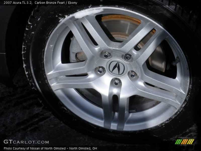 Carbon Bronze Pearl / Ebony 2007 Acura TL 3.2