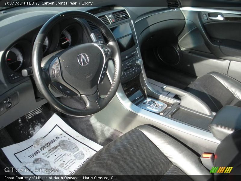 Carbon Bronze Pearl / Ebony 2007 Acura TL 3.2