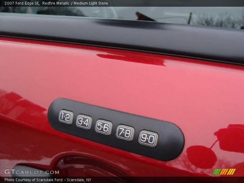 Redfire Metallic / Medium Light Stone 2007 Ford Edge SE