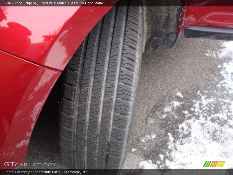 Redfire Metallic / Medium Light Stone 2007 Ford Edge SE
