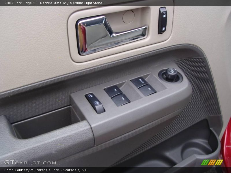 Redfire Metallic / Medium Light Stone 2007 Ford Edge SE