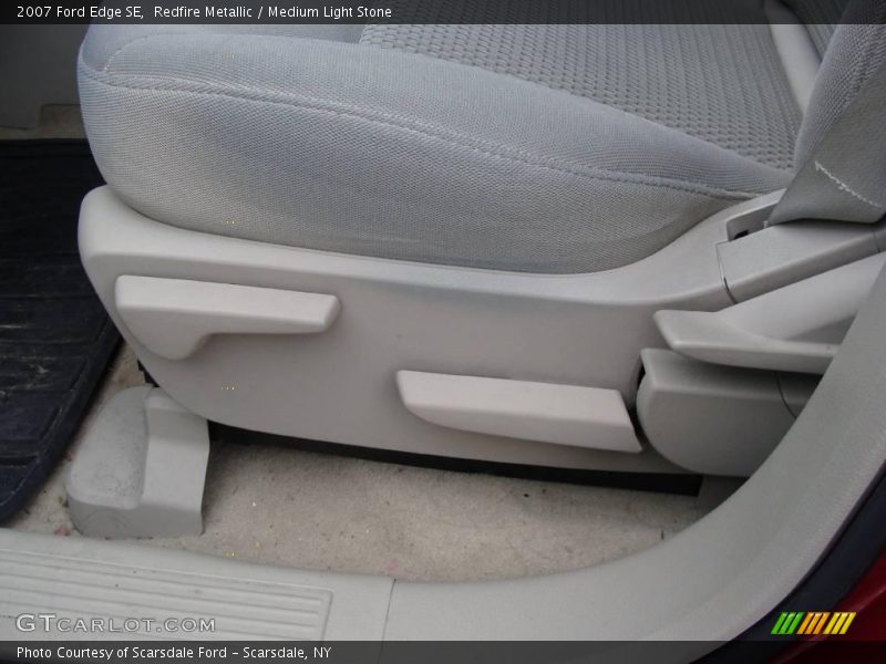 Redfire Metallic / Medium Light Stone 2007 Ford Edge SE