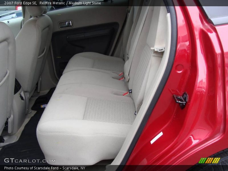 Redfire Metallic / Medium Light Stone 2007 Ford Edge SE