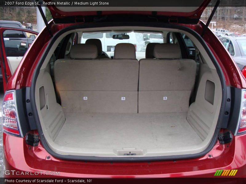 Redfire Metallic / Medium Light Stone 2007 Ford Edge SE