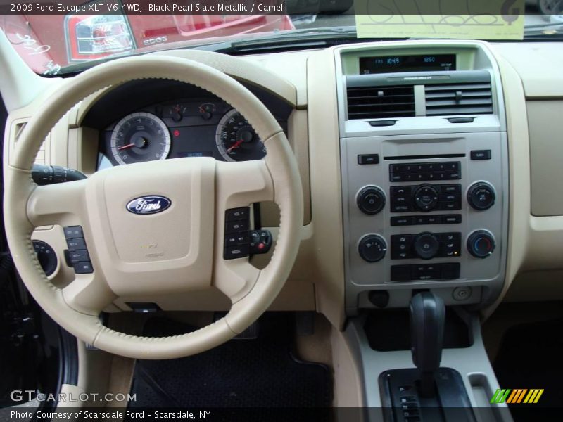 Black Pearl Slate Metallic / Camel 2009 Ford Escape XLT V6 4WD