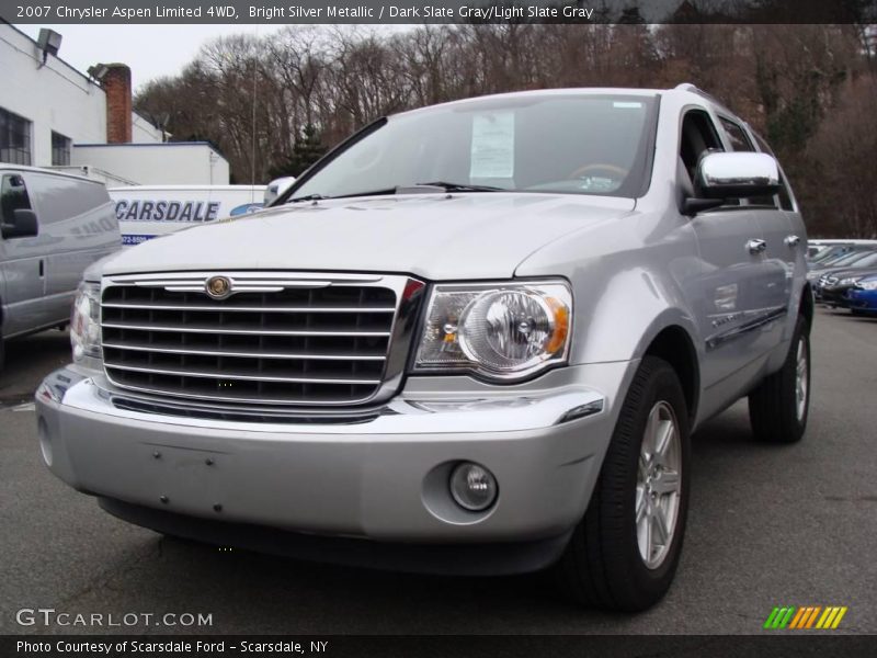 Bright Silver Metallic / Dark Slate Gray/Light Slate Gray 2007 Chrysler Aspen Limited 4WD