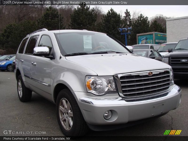 Bright Silver Metallic / Dark Slate Gray/Light Slate Gray 2007 Chrysler Aspen Limited 4WD