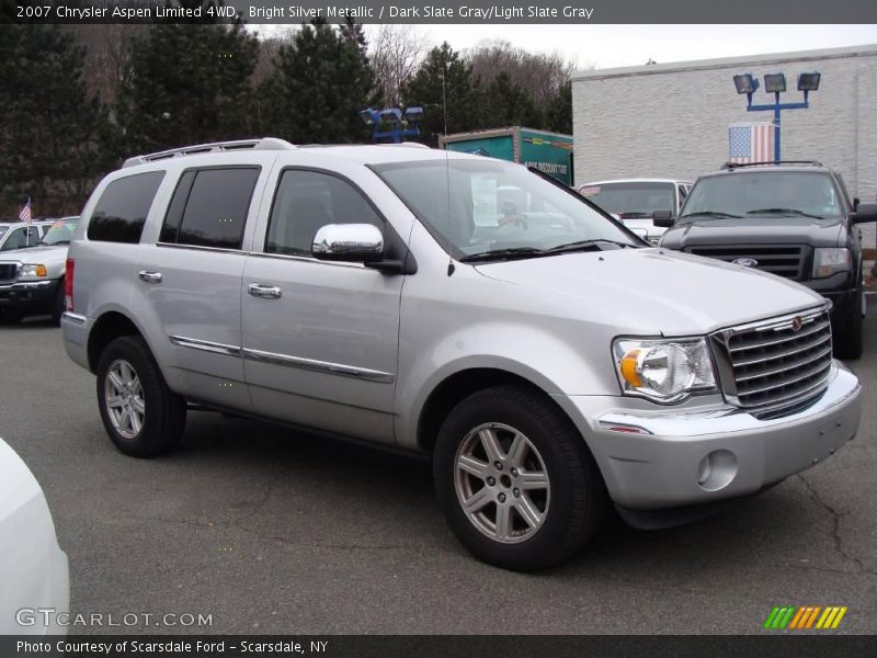 Bright Silver Metallic / Dark Slate Gray/Light Slate Gray 2007 Chrysler Aspen Limited 4WD