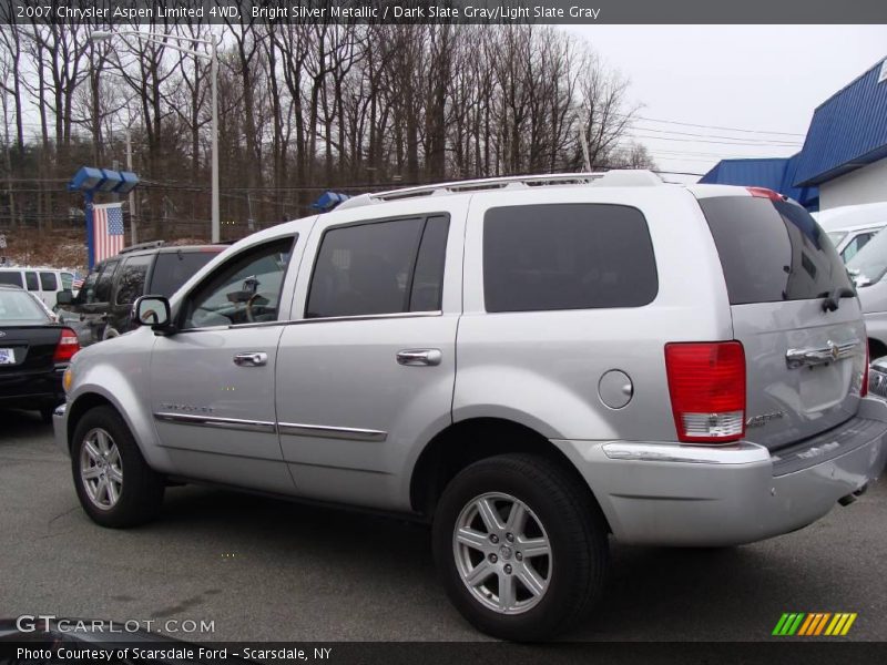 Bright Silver Metallic / Dark Slate Gray/Light Slate Gray 2007 Chrysler Aspen Limited 4WD